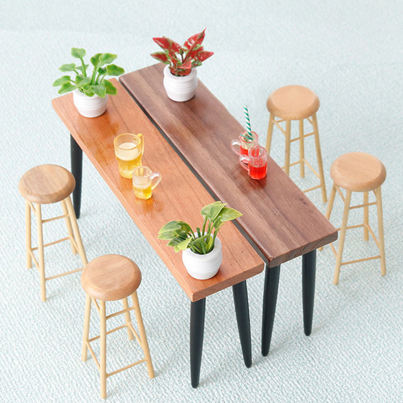 New 1:12 Dollhouse Mini Tea Ta - đánh giá và giá Coffee Tea House