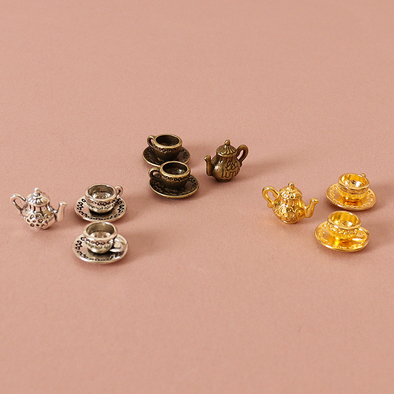 Doll House Mini Metal Tea Cup  - đánh giá và giá Coffee Tea House