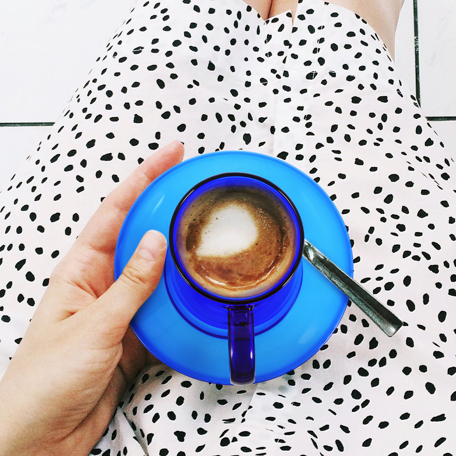 1Set Vintage Glass Coffee Cup  - đánh giá và giá Morning Tea Coffee