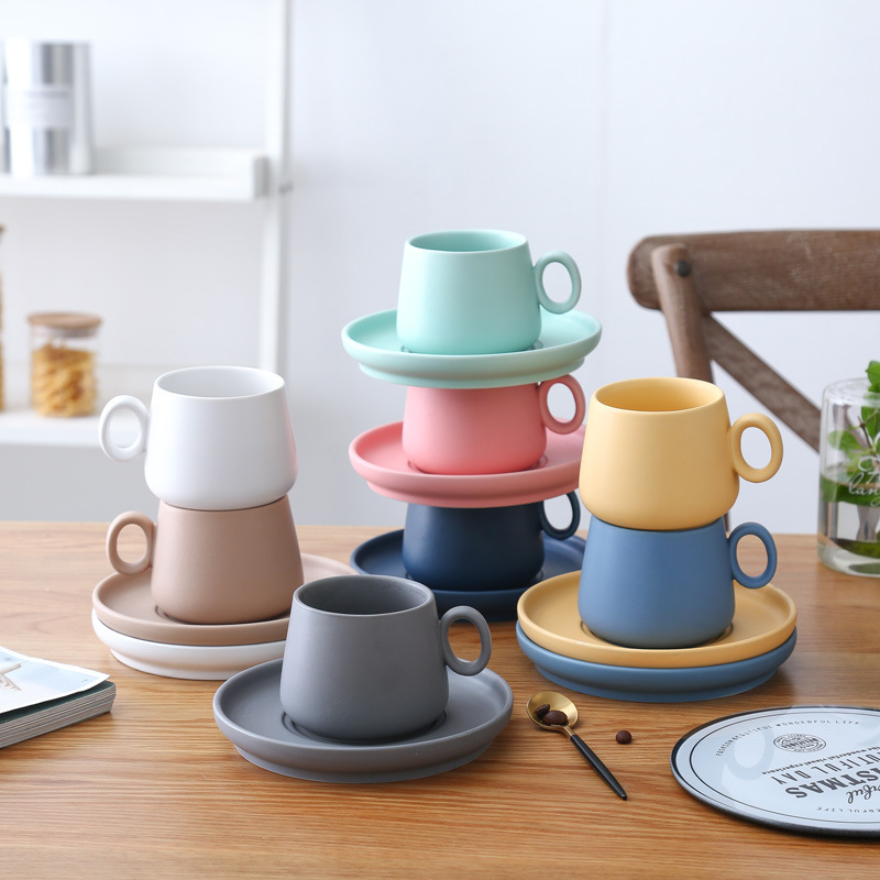 INS Macaron Matte Ceramic Coff - đánh giá và giá Morning Tea Coffee